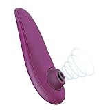 Womanizer Classic Auflege-Vibrator für Sie, Klitoris-Sauger inklusive Gleitgel, Intim-Stimulator 8 Intensitätsstufen (Dark Purple)