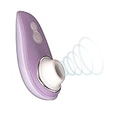 Womanizer Liberty diskreter Druckwellen-Vibrator für Sie im Massage-Set, Klitoris-Sauger, Intim-Stimulator 6 Intensitätsstufen, Lilac
