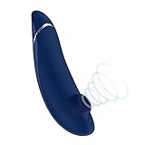 Womanizer Premium 1 Auflege-Vibrator für Sie - Smart Sex-Toy - Klitoris-Sauger - Intim-Stimulator 12 Intensitätsstufen (Blueberry)