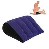 Dulexo Sex Lumbar Cushion/Pillow with Triangle, Foldable, Without Hole, Sex Toy for Couples