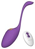 Lustfactor LUDA | DeLuxe Outdoor Vibro-Ei für Sie aus Silikon | Kabellose Funk Fernbedienung | Vibroei, Vibratorei, Vibrator, Eivibrator | Für die vaginale + klitorale Stimulation | Wiederaufladbar